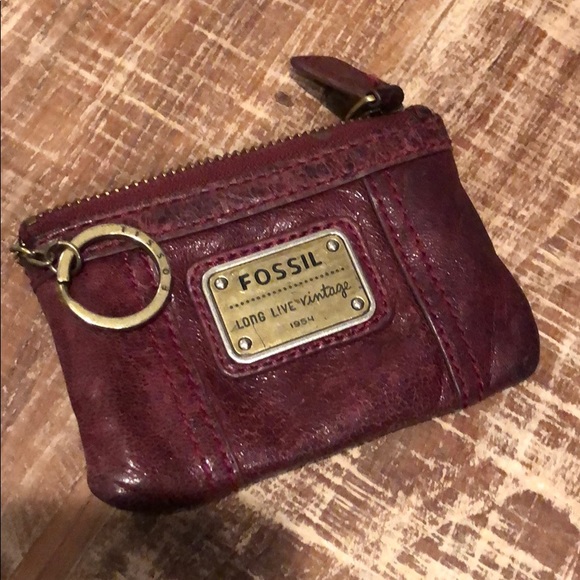 fossil coin purse